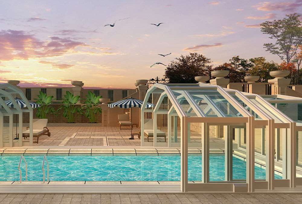 Retractable pool enclosures - KAMBO Eco Structures